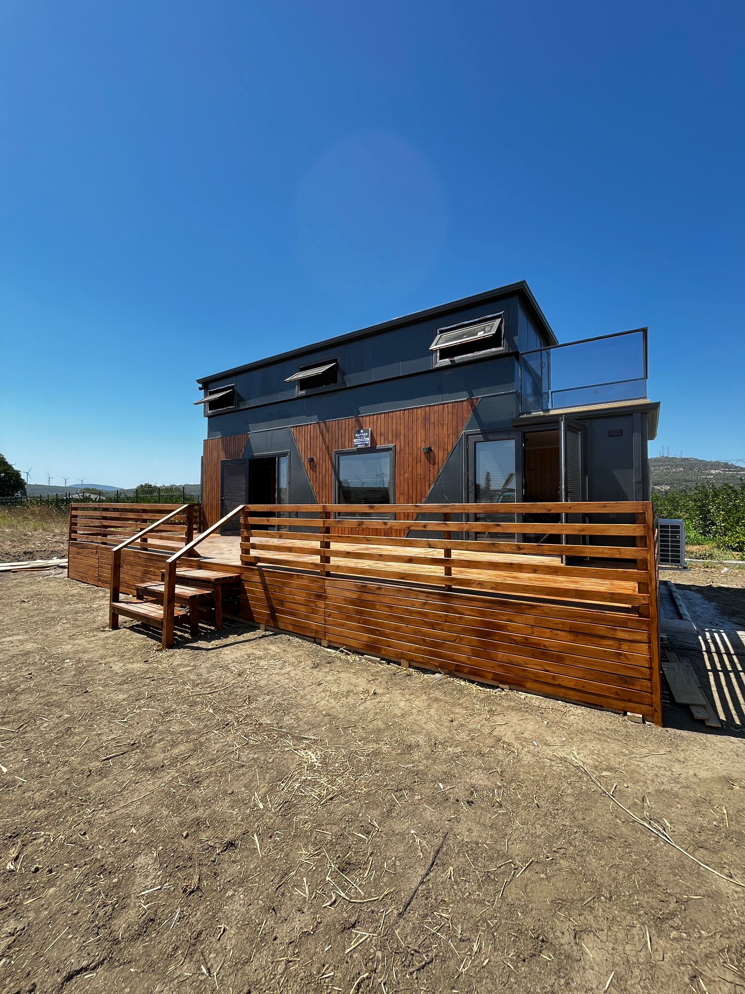Hidrolik ve Teras Balkonlu 2+1 Tiny House Projemiz