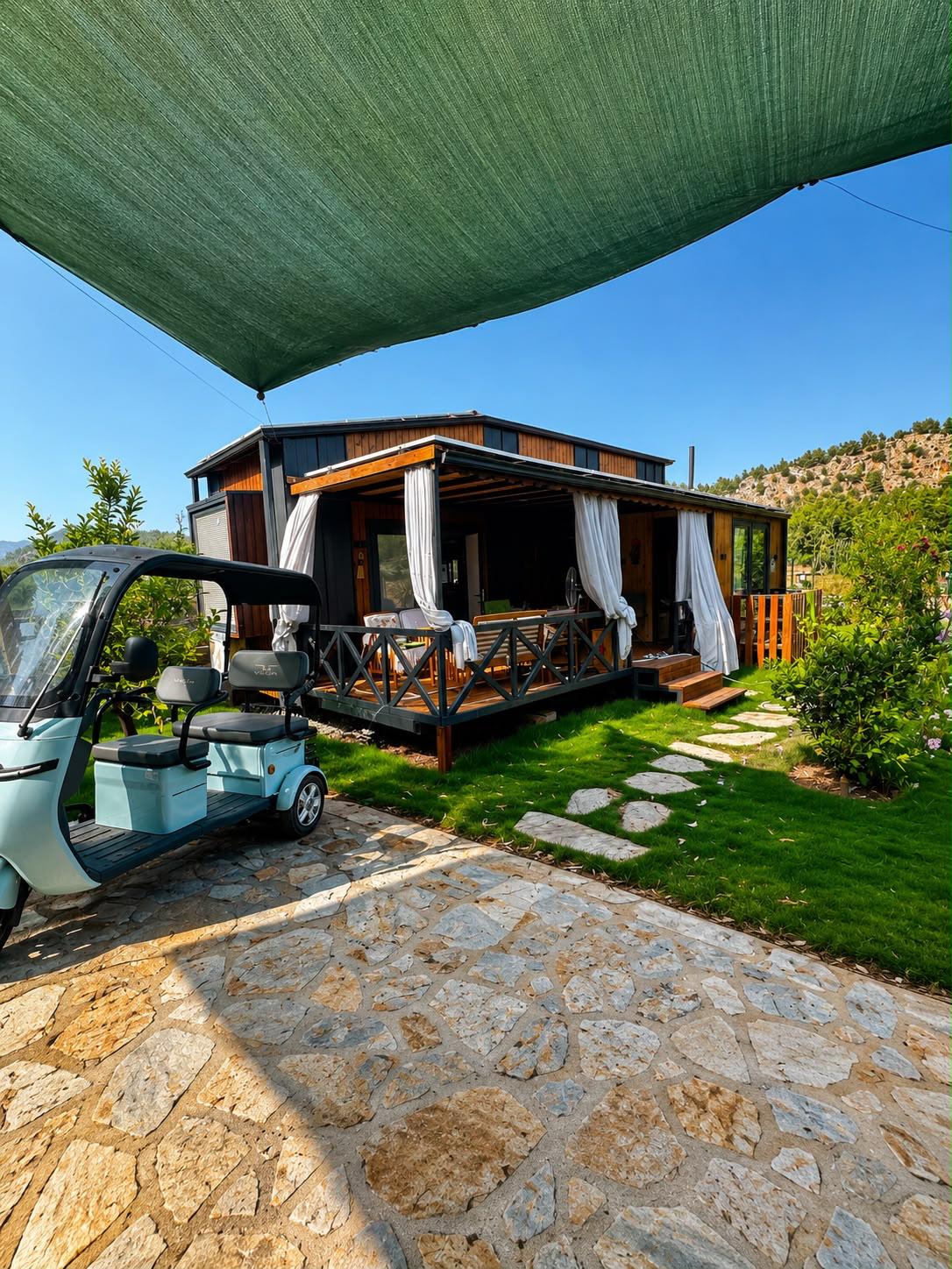 Marmaris Kış Bahçeli 2+1 Tiny House Projemiz