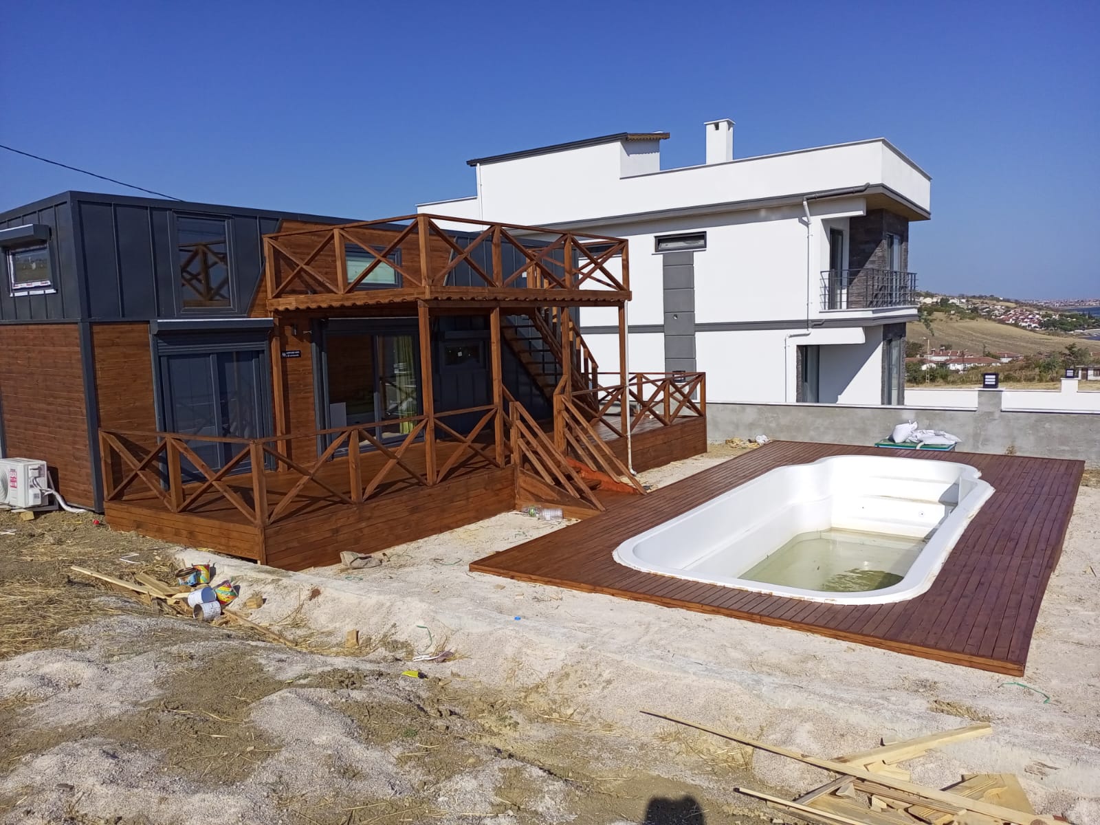 Havuzlu 2+1 Tiny House Projemiz